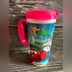 Whirly Drink Works Walt Disney World Rapid Fill Travel Mug Cup Buzz McQueen Nemo